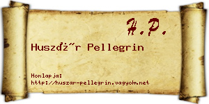 Huszár Pellegrin névjegykártya
